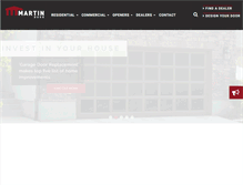 Tablet Screenshot of martindoor.com